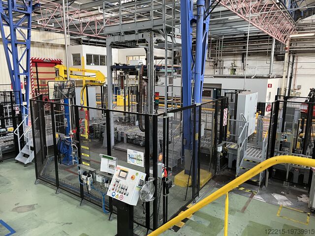 Паллетайзер и упаковщик Ocme Pegasus F450 (2014 г.) Ocme Palettierer & Wickler