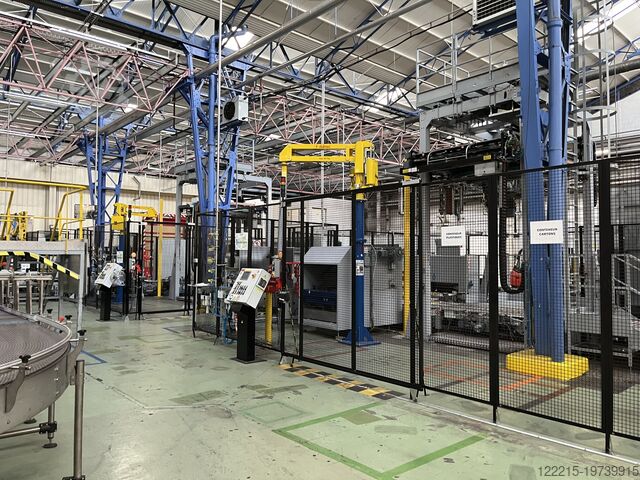 Паллетайзер и упаковщик Ocme Pegasus F450 (2014 г.) Ocme Palettierer & Wickler