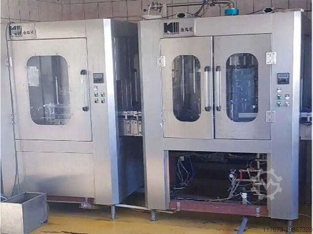 Заполнение моноблока King machine ZPC-12 - BFP-12 - ZDS-3