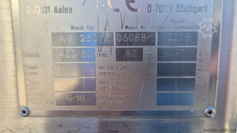 Мясорубка с загрузкой Seydelmann AV 250 K