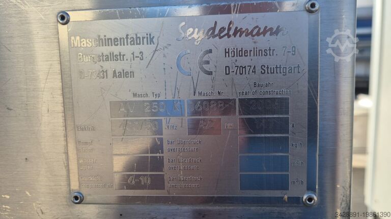 Мясорубка с загрузкой Seydelmann AV 250 K