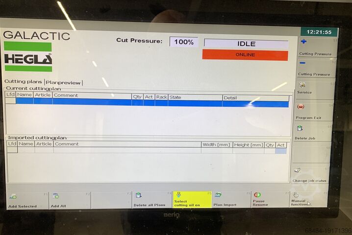 Стол для резки стекла Hegla Galactic 3728 ES cutting line