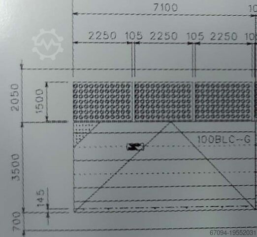 стол для резки стекла Bottero 100BLC-G