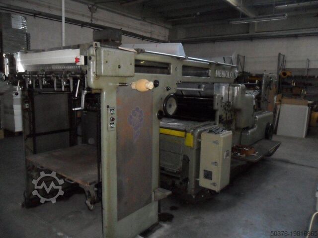 цилиндровый высекальный пресс 80 x 112 см с глубокой подачей и выкладкой стопы Nebiolo Urania 80 x 112 cm