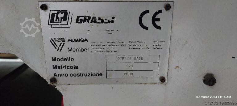 Обдирочная машина, шелушильная машина Grassi Compact Base