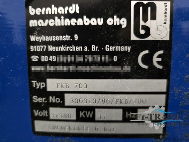 Машина для склеивания складных коробок / фальцевально-склеивающая машина Bernhardt FKB 700