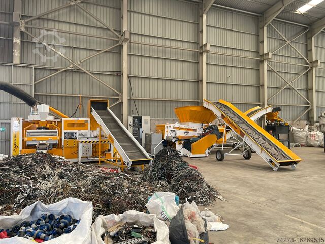 Система переработки плат ПК / дробление плат Melikşah MLK 102-80