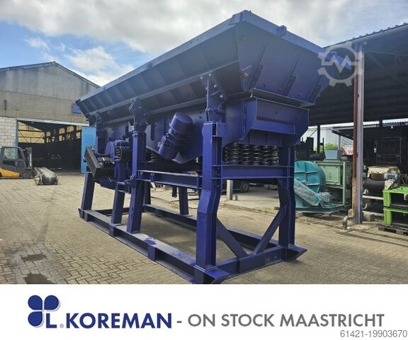 Бункер SBM с вибропитателем и грохотом Grizzly  