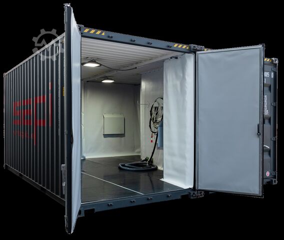 Пескоструйная установка SAPI Sandstrahlanlage Großer Sandstrahlcontainer