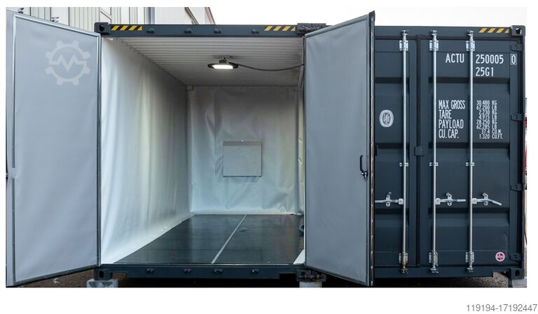 Пескоструйная установка SAPI Sandstrahlanlage Großer Sandstrahlcontainer