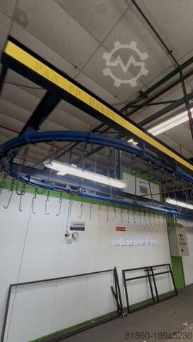 порошковое оборудование Emotech Hangbaan transportsysteem