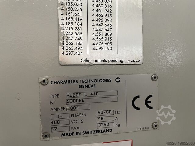 проволочно-эрозионный станок (wire EDM) CHARMILLES Robofil 440