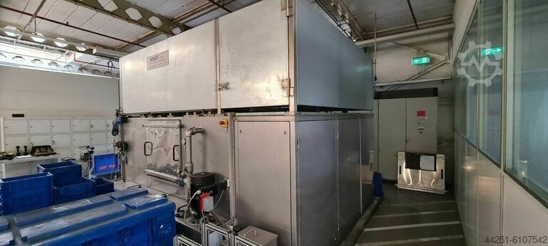 проточная установка для очистки деталей Hinst Durchlaufreinigungsanlage