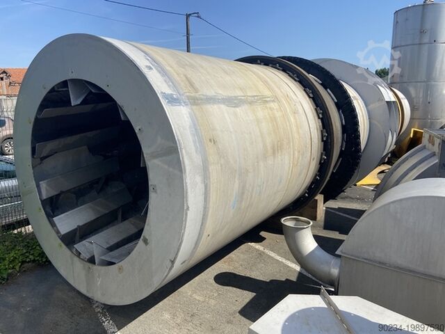 Барабан Comessa для сушки/охлаждения из нержавеющей стали 304 COMESSA Drum 2400mm diameter x 14000mm length