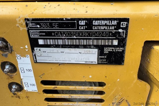 Гусеничный экскаватор Caterpillar CATERPILLAR | 303.5 E Powertilt