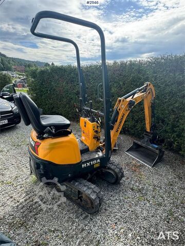 Мини-экскаватор Hyundai HX10A mini excavator w/ 3 drawers. 266 hours.