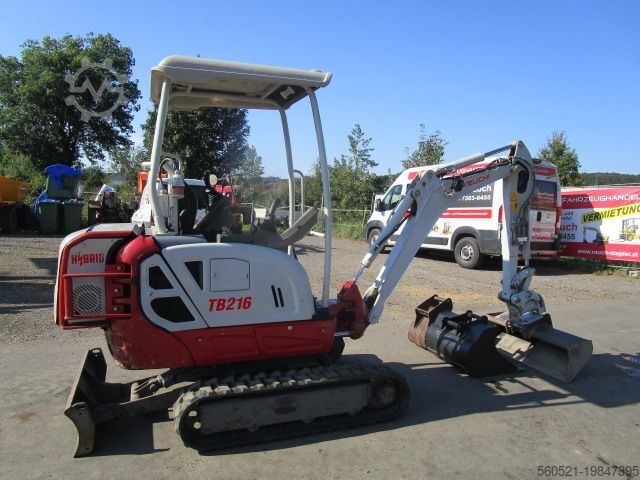 Мини-экскаватор Takeuchi TB 216 - POWERTILT+Schnellwechsler (Elektro+Diesel