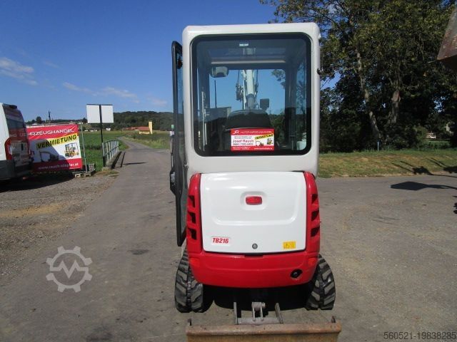 Мини-экскаватор Takeuchi TB 216 - POWERTILT + hydraul. Schnellwechsler +3 L