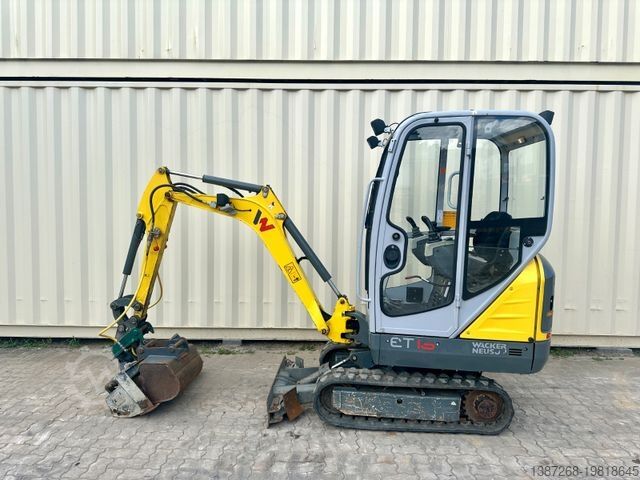 Мини-экскаватор WACKER ET16 / 1.282 H /  2 x Löffel / MS01 / 1. Hand