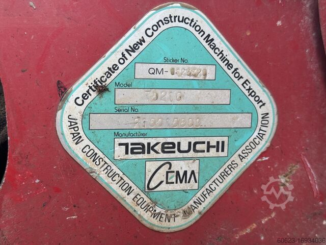 Мини-экскаватор TAKEUCHI TB216