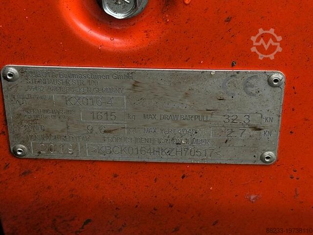 Мини-экскаватор Kubota KX016-4