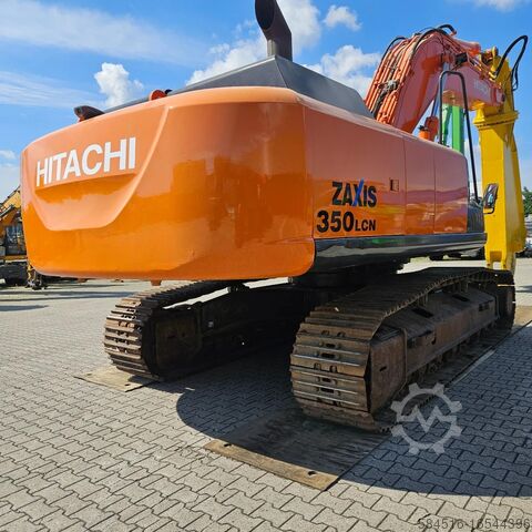 Гусеничный экскаватор Hitachi ZX350LCN-5 with scrap shear Labounty MSD-70