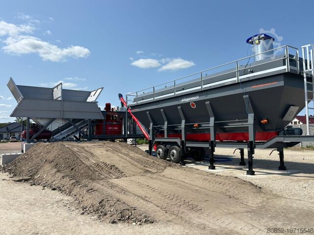 Бетоносмесительная установка Polygonmach PAC 30m3 hour site type batching plant- ultra m...