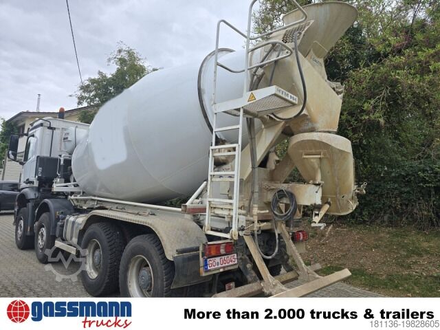Мобильный бетонный завод Mercedes-Benz Arocs 3240 8x4, 9 cbm Liebherr HTM 904 F