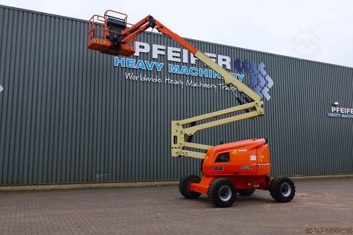 Шарнирно-телескопическая рабочая платформа JLG 450AJ Diesel, 4x4 Drive, 16m Working Height, 7.5m