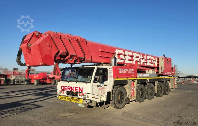 Платформа, установленная на грузовике Wumag WT 1000