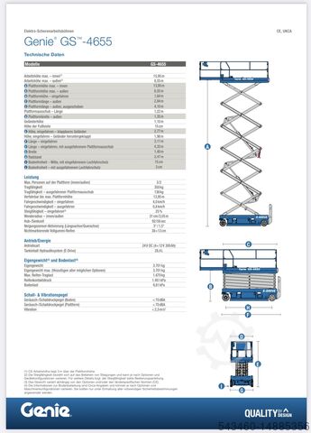 Электрический ножничный подъемник Genie GS-4655 Genie GS 4655 E-Drive