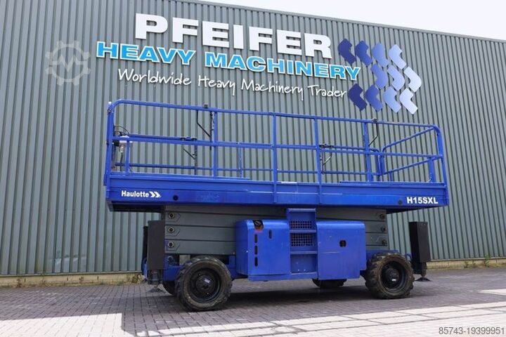 Ножничный подъемник Haulotte H15SXL Diesel, 4x4 Drive, 15m Working Height, 500k