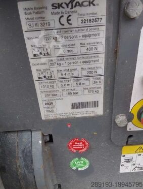 Ножничный подъемник Skyjack SJ III 3219