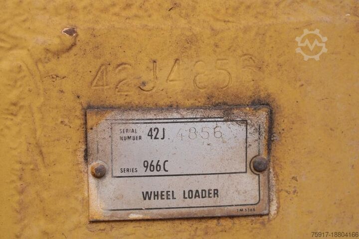 Погрузчик с колёсным шасси CAT 966 C