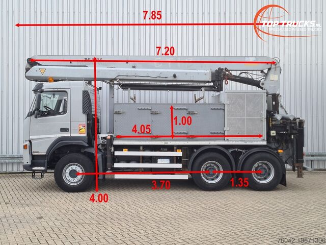Вездеходный кран Volvo FM 420 6x6 - 26,50 mtr Terex Dakwerkerskraan, B...
