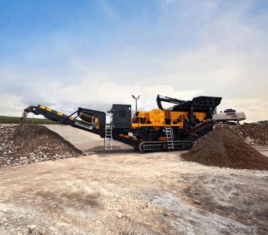 FTJ 11-75 Гусеничная Щековая Дробилка FABO Mobile crushing plant Mobile backenbrecher - brechanlagen