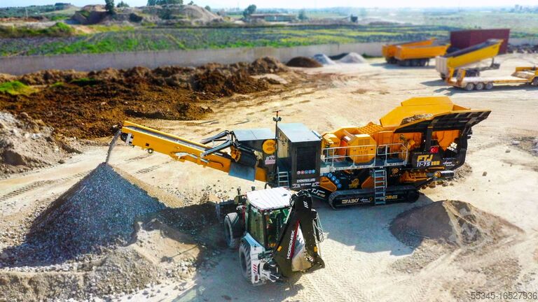 FTJ 11-75 Гусеничная Щековая Дробилка FABO Mobile crushing plant Mobile backenbrecher - brechanlagen