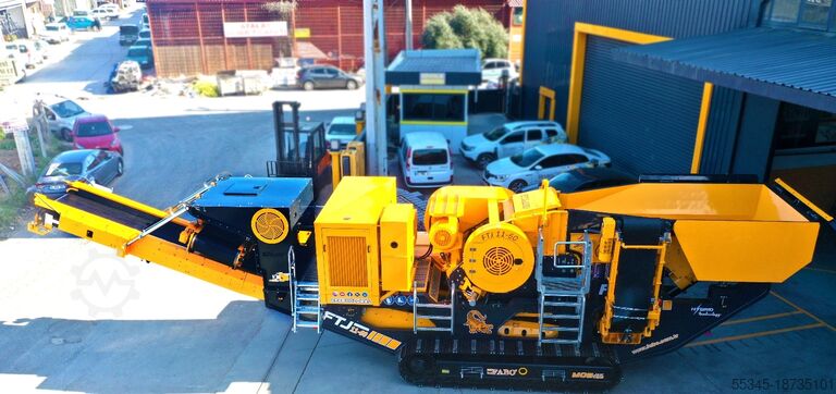 Мобильная дробилка на гусеничном ходу FABO FTJ 11-60 CRAWLER CRUSHER