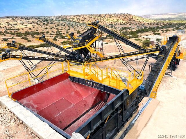 дробильное оборудование FABO Fixed Crusher 130-180 Ton/Hour Capacity