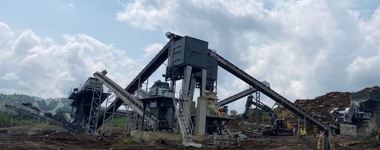 Дробилка Polygonmach 1100x850mm 350tph jaw crusher