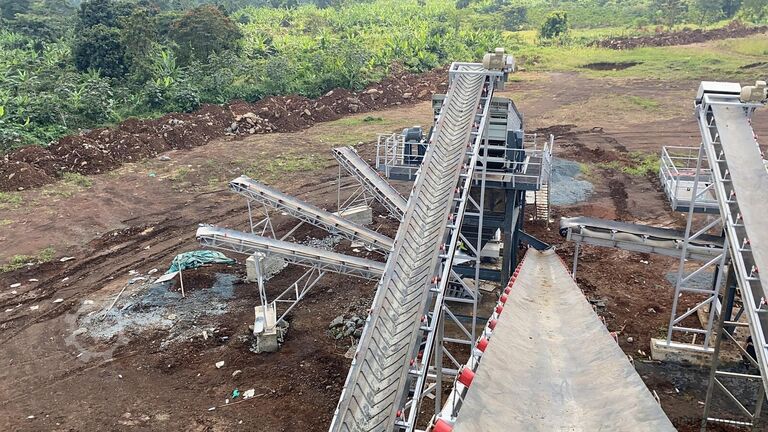 Дробилка Polygonmach 1100x850mm 350tph jaw crusher