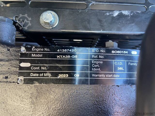 Агрегат Cummins KTA38-G5 - 1.100 kVA Generator - DPX-18814