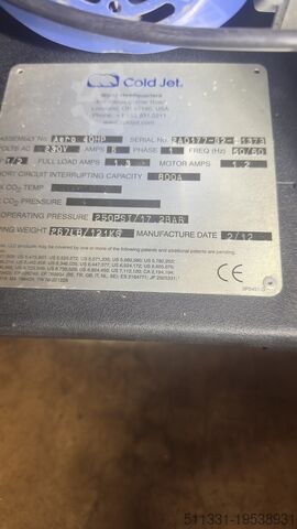 аппарат для очистки сухим льдом Cold Jet Aero 40 HP 20 bar. 1-year warranty