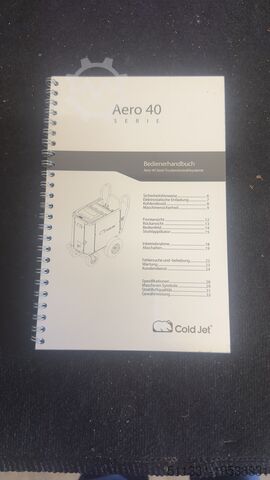 аппарат для очистки сухим льдом Cold Jet Aero 40 HP 20 bar. 1-year warranty