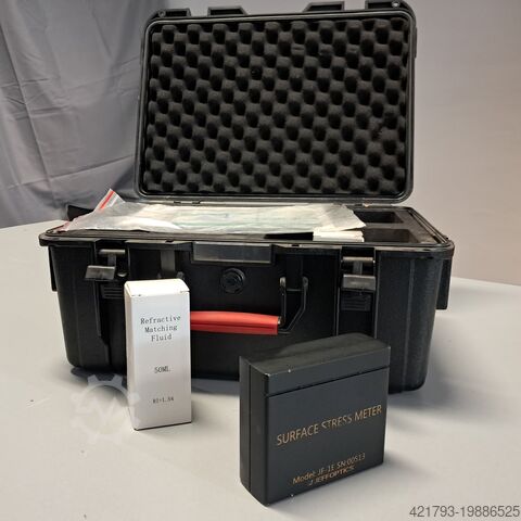 II. Прибор для испытания напряжений в стекле JEFFOPTICS COMPANY JF-1