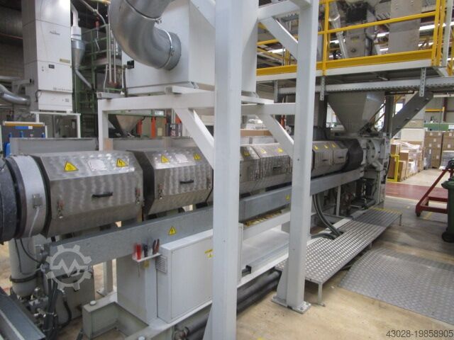 AMUT ПЛОСКИЙ ПЛЕНОЧНЫЙ ЭКСТРУДЕР A.M.U. EA-160 FÜR PS/PP