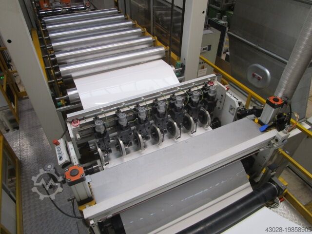 AMUT ПЛОСКИЙ ПЛЕНОЧНЫЙ ЭКСТРУДЕР A.M.U. EA-160 FÜR PS/PP