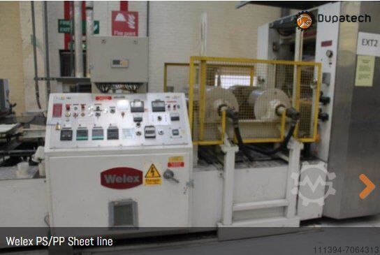 ЛИНИЯ ПО ПРОИЗВОДСТВУ ПЛАСТИН WELEX PS/PP Welex PS/PP Sheet line