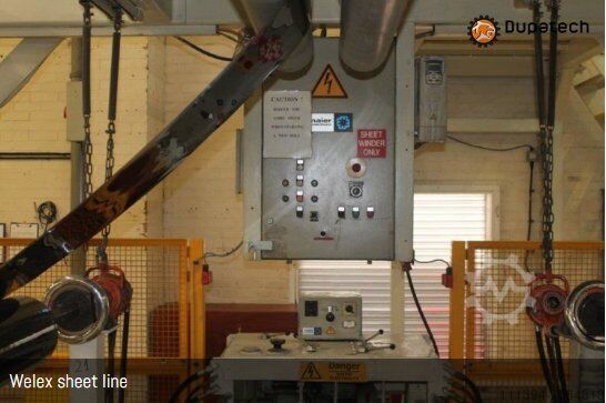 ЛИНИЯ ПО ПРОИЗВОДСТВУ ПЛАСТИН WELEX PS/PP Welex PS/PP Sheet line