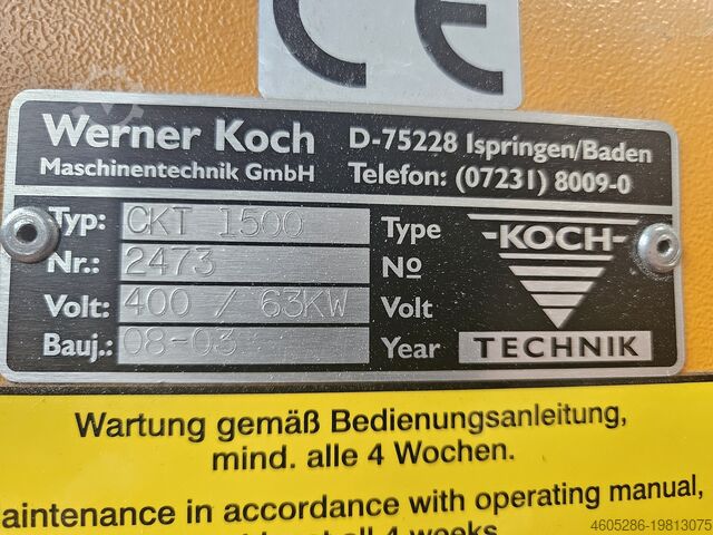 Осушитель сухого воздуха Koch-Technik CKT1500